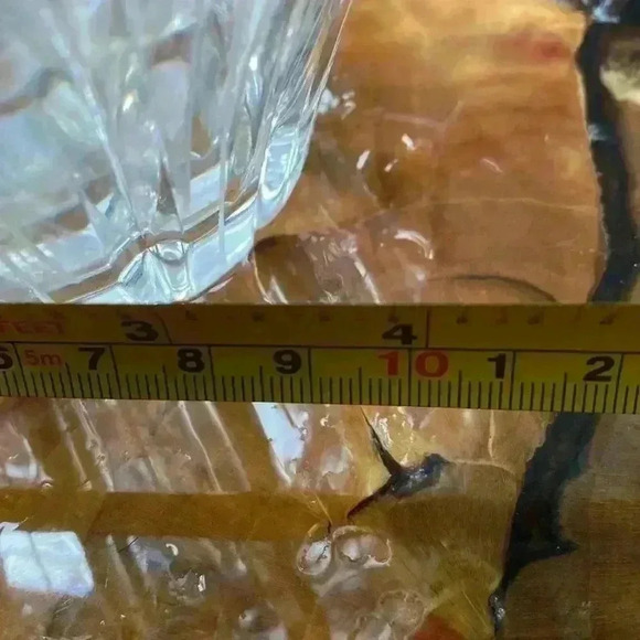 Lead Crystal Whisky Decanter Vintage 16" With Pointy Tip Stripped Rectangle
Desi - Picture 14 of 16